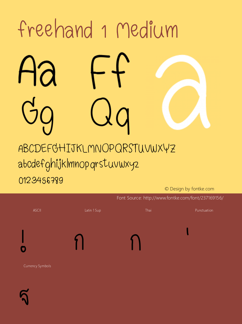 freehand 1 Version 001.000图片样张