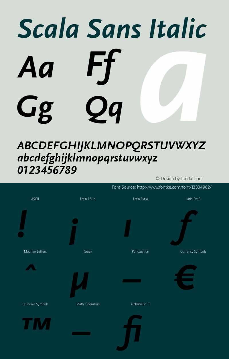 Scala Sans Italic 001.000图片样张