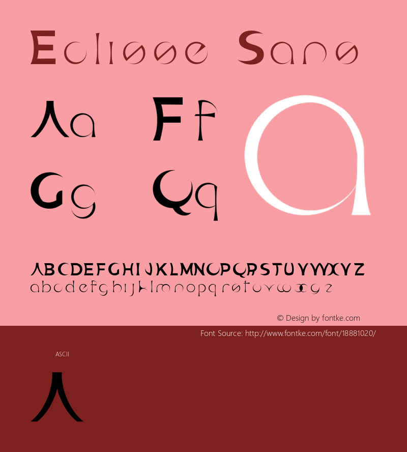 Eclisse Sans Version 1.000图片样张