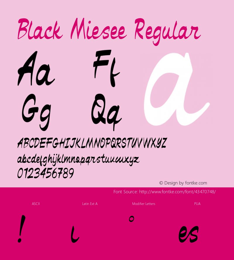 Black Miesee Version 1.000图片样张