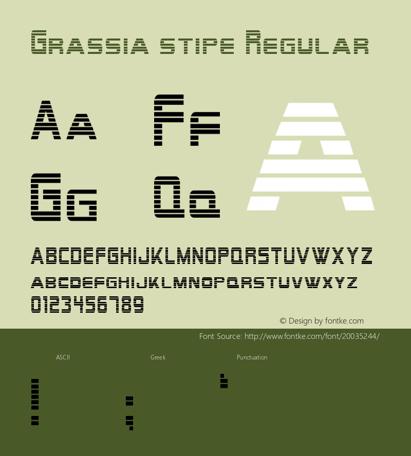 Grassia stipe Version 1.00 August 27, 2014, initial release图片样张