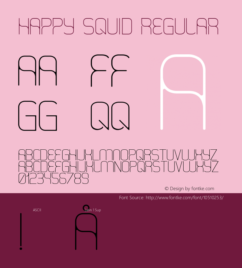 happy squid Regular Version 1.0图片样张