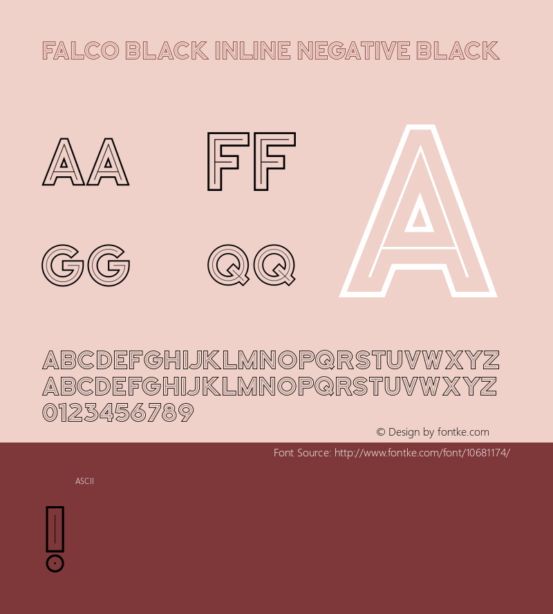 Falco Black Inline Negative Black Version 1.000;PS 001.001;hotconv 1.0.56图片样张