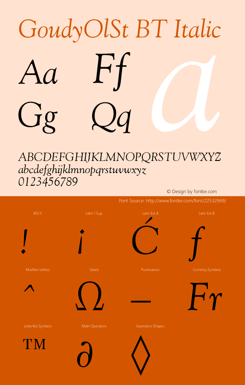 Goudy Old Style Italic BT mfgpctt-v1.52 Tuesday, January 12, 1993 3:20:19 pm (EST)图片样张