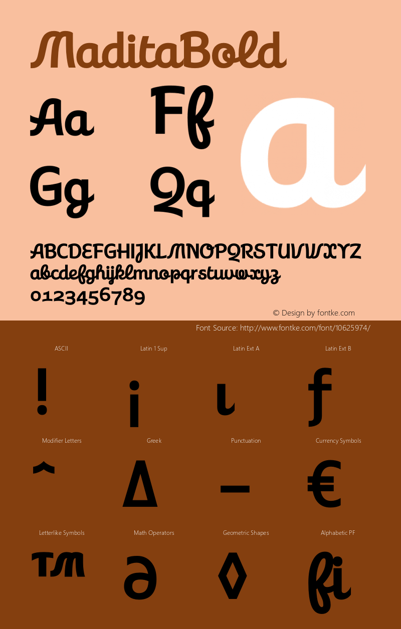 MaditaBold ☞ Version 1.000;com.myfonts.hubertjocham.madita.bold.wfkit2.3APy图片样张