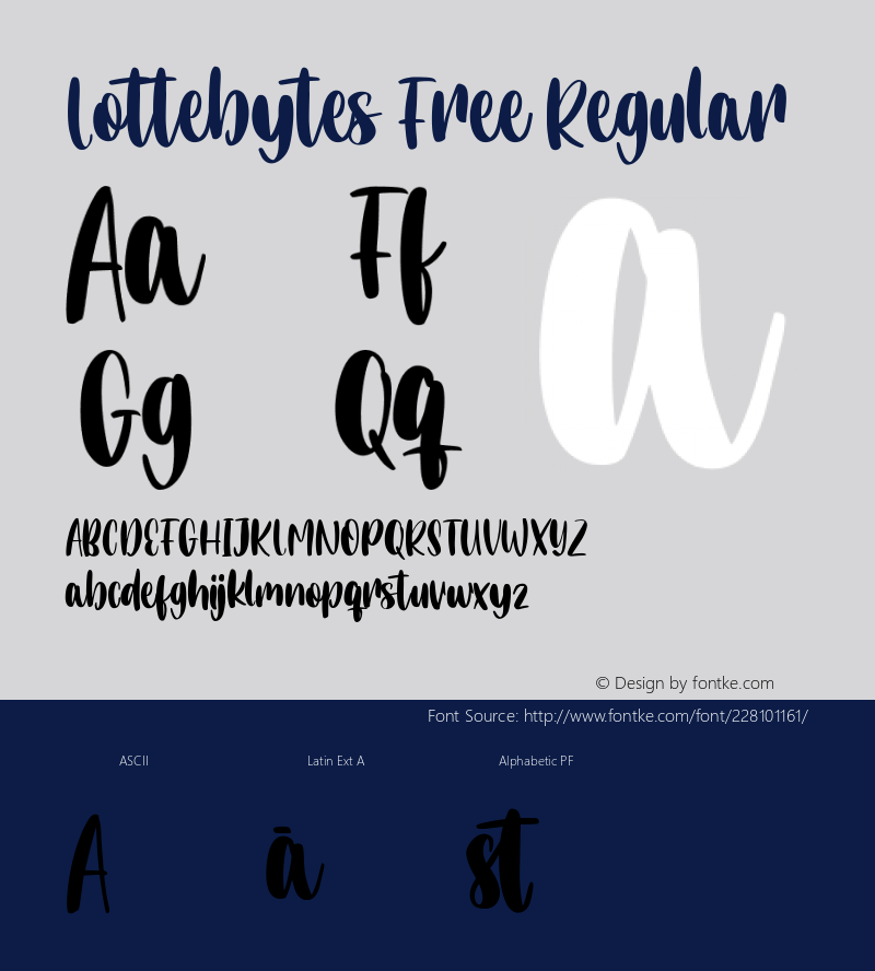 Lottebytes Free Regular Version 1.000图片样张