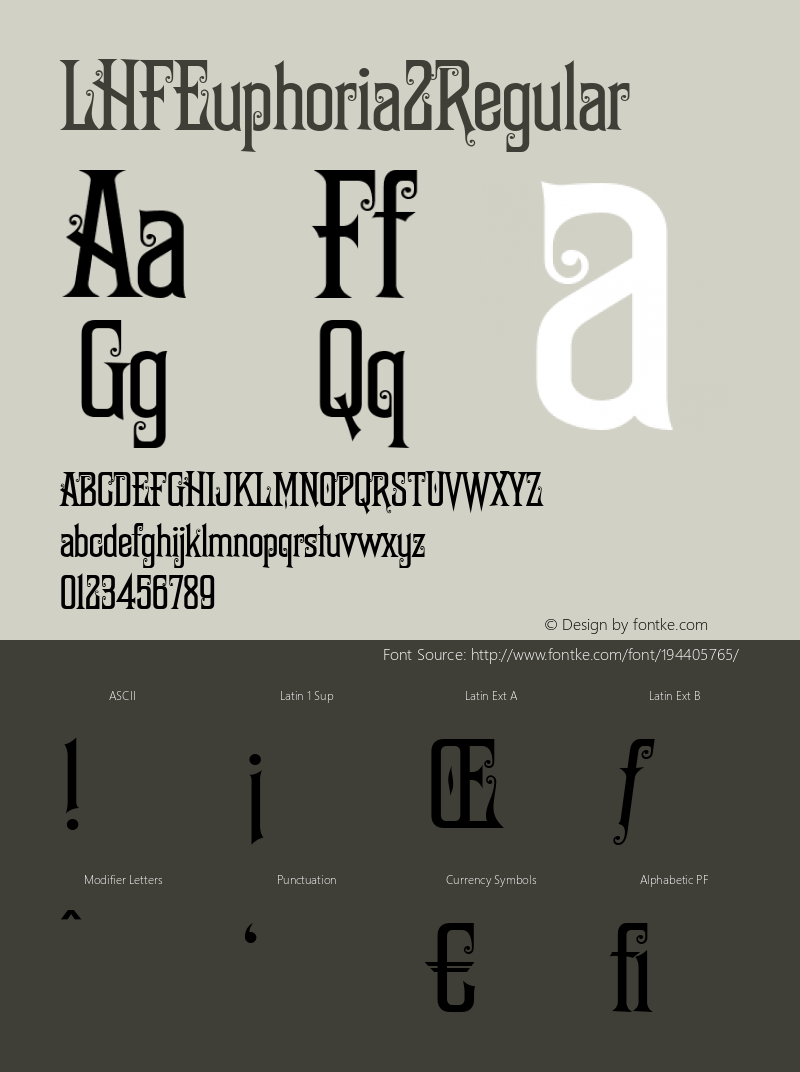 ☞LHFEuphoria2Regular (1.0) #License#;com.myfonts.easy.letterheadfonts.lhf-euphoria-2.regular.wfkit2.version.4mqr图片样张