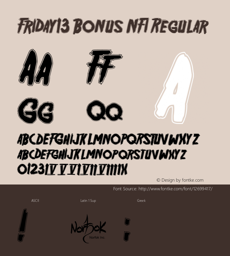 Friday13 Bonus NFI Regular 1.1图片样张