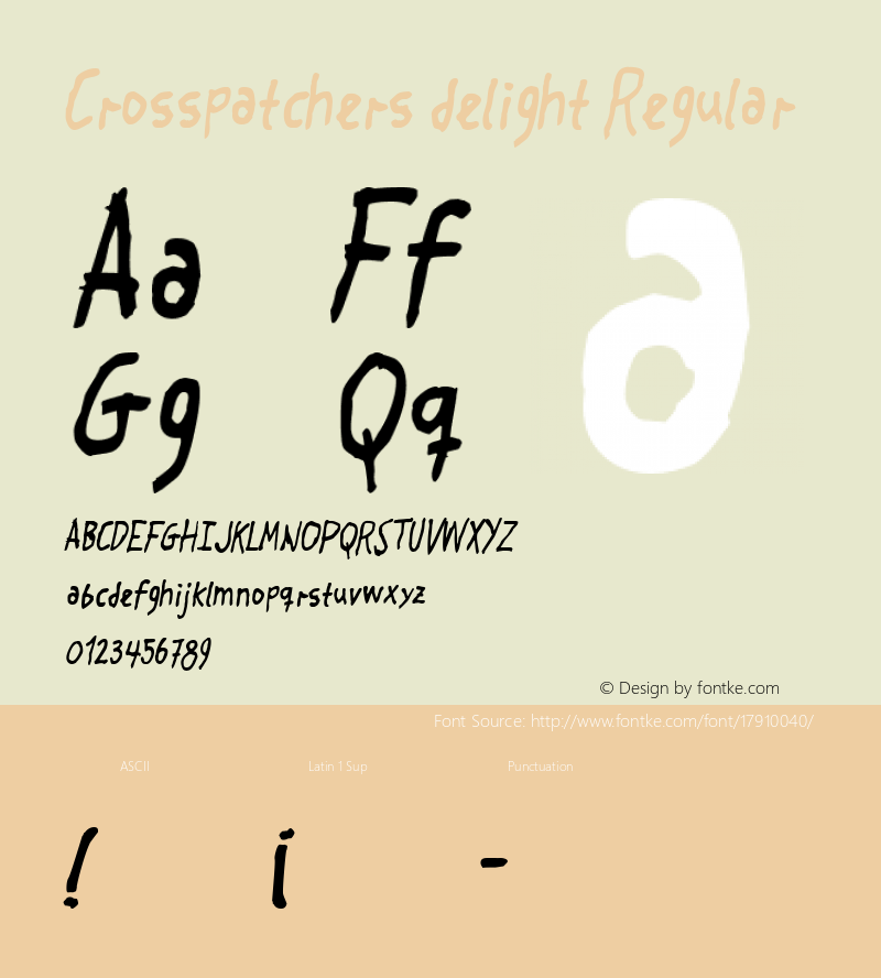 Crosspatchers delight Regular 2图片样张