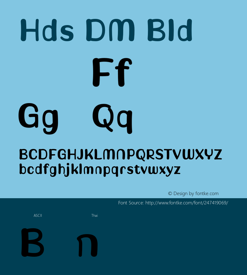 Hadsai DEMO Bold Version 1.001;Glyphs 3.1.2 (3151)图片样张