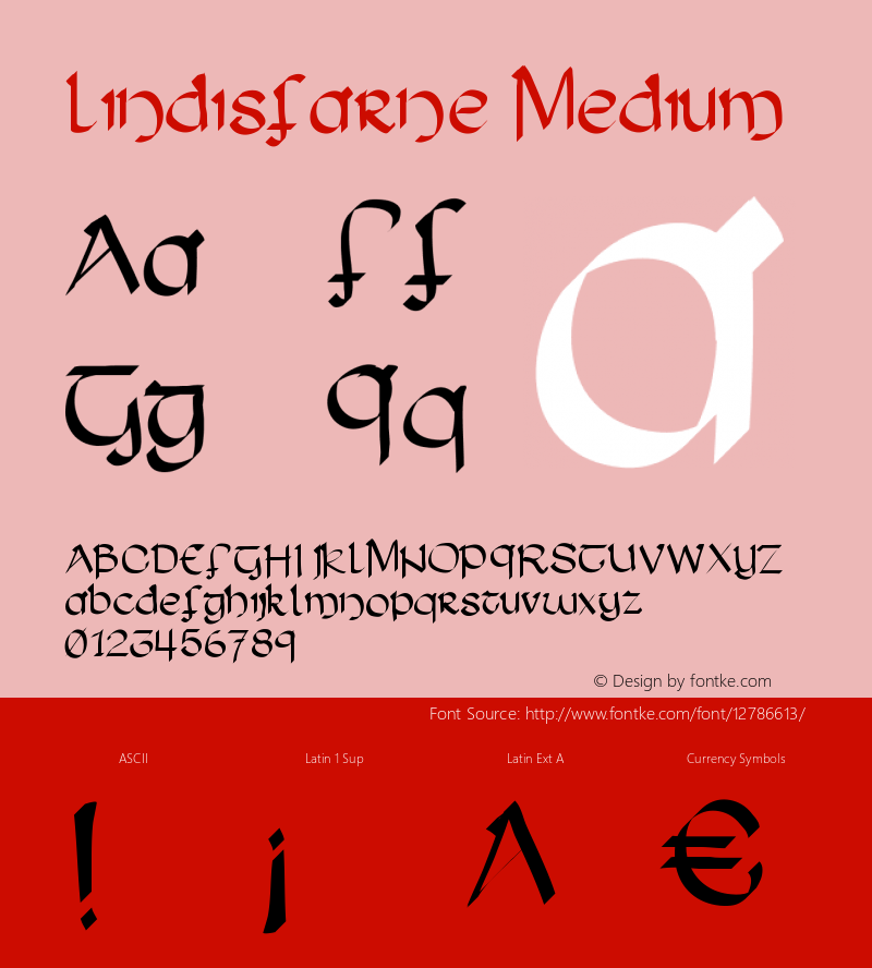 Lindisfarne Medium Version 001.000图片样张