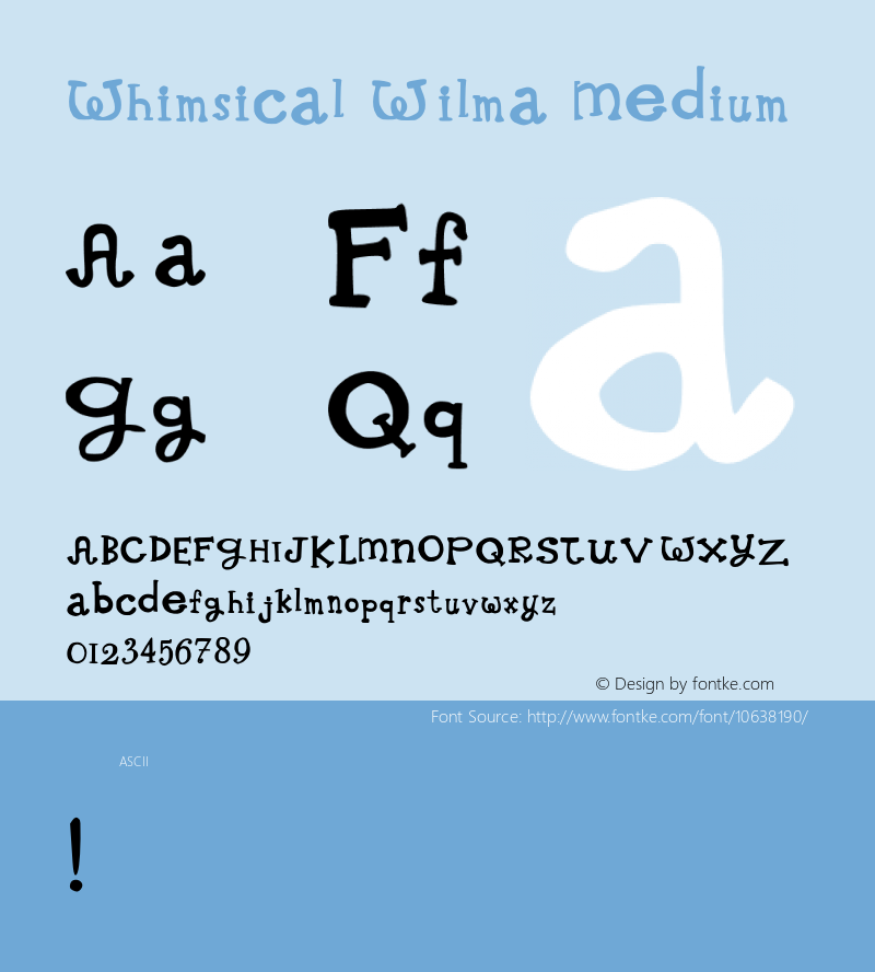 Whimsical Wilma Medium Version 2图片样张