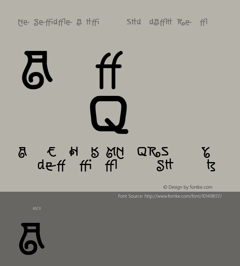 NeuseidlerAntiqua LT Std BdAlt Regular Version 1.000;PS 001.000;Core 1.0.38图片样张