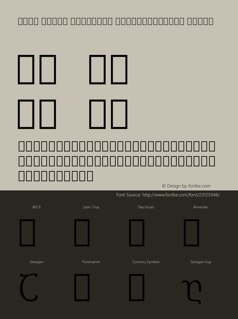 Noto Serif Georgian SemiCondensed Light Version 1.902; ttfautohint (v1.6)图片样张