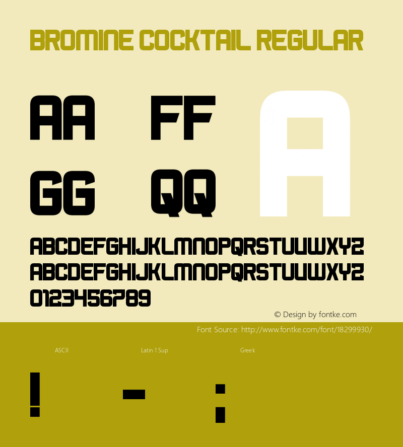 Bromine Cocktail Regular Version 1.00 October 3, 2016, initial release图片样张