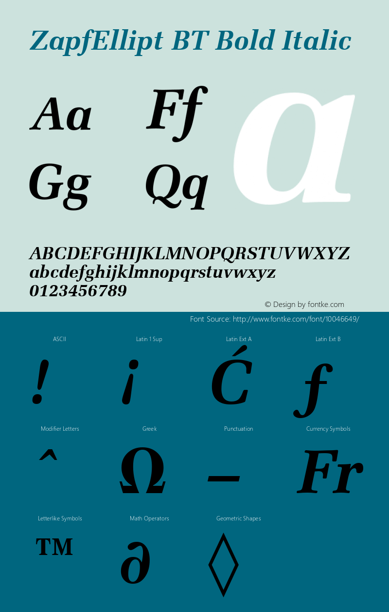 ZapfEllipt BT Bold Italic mfgpctt-v1.53 Friday, January 29, 1993 1:19:23 pm (EST)图片样张