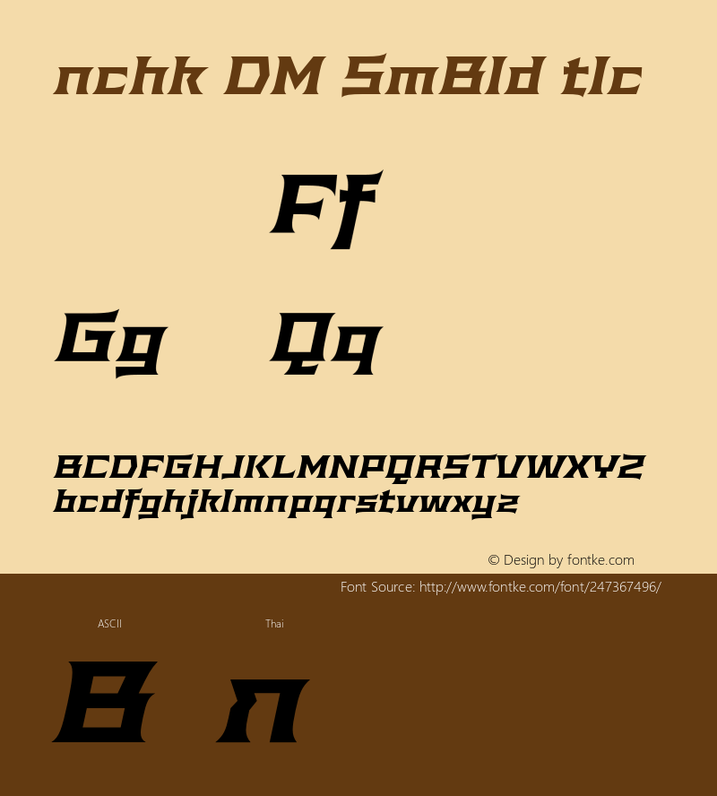 Anachak DEMO SemiBold Italic Version 1.001;Glyphs 3.1.2 (3151)图片样张