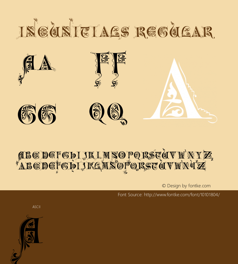 Incunitials Regular 1.0图片样张