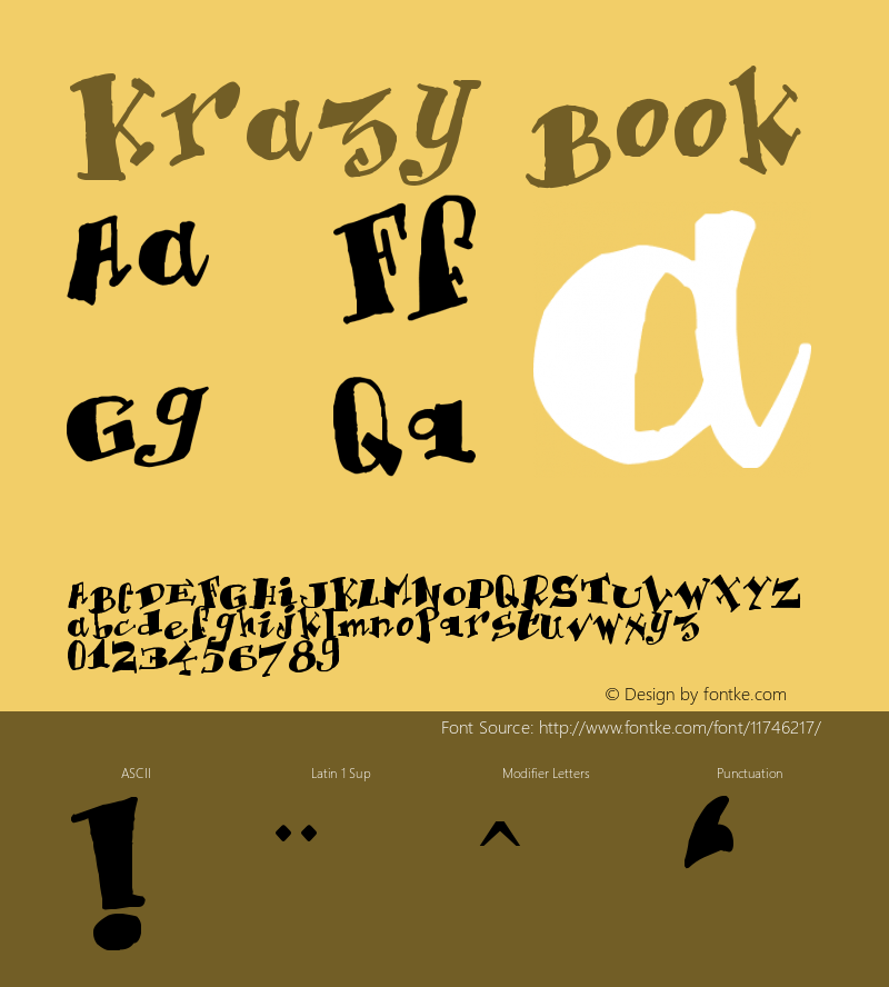 Krazy Book Version 1.00 October 23, 201图片样张