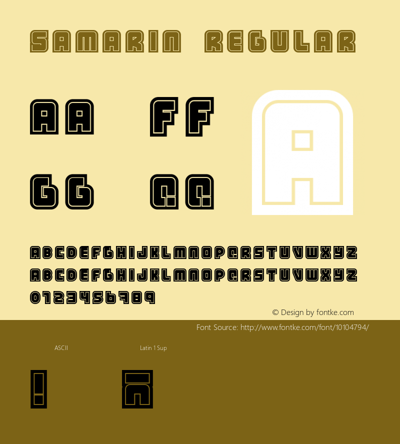 samarin Regular Fenotypefaces 2002图片样张