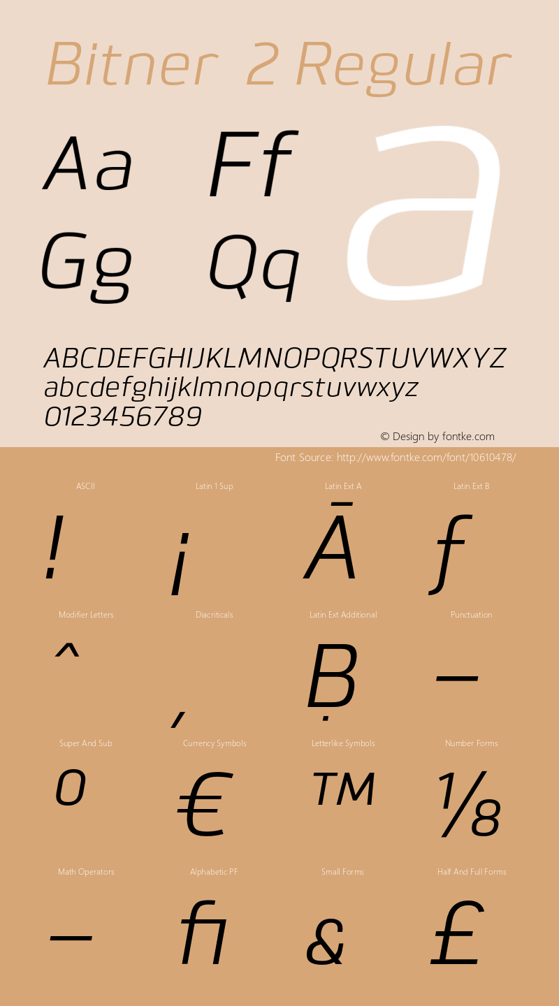 Bitner  2 Regular Version 1.000;PS 001.000;hotconv 1.0.70;makeotf.lib2.5.58329;com.myfonts.northernblock.bitner.italic.wfkit2.4c3t图片样张