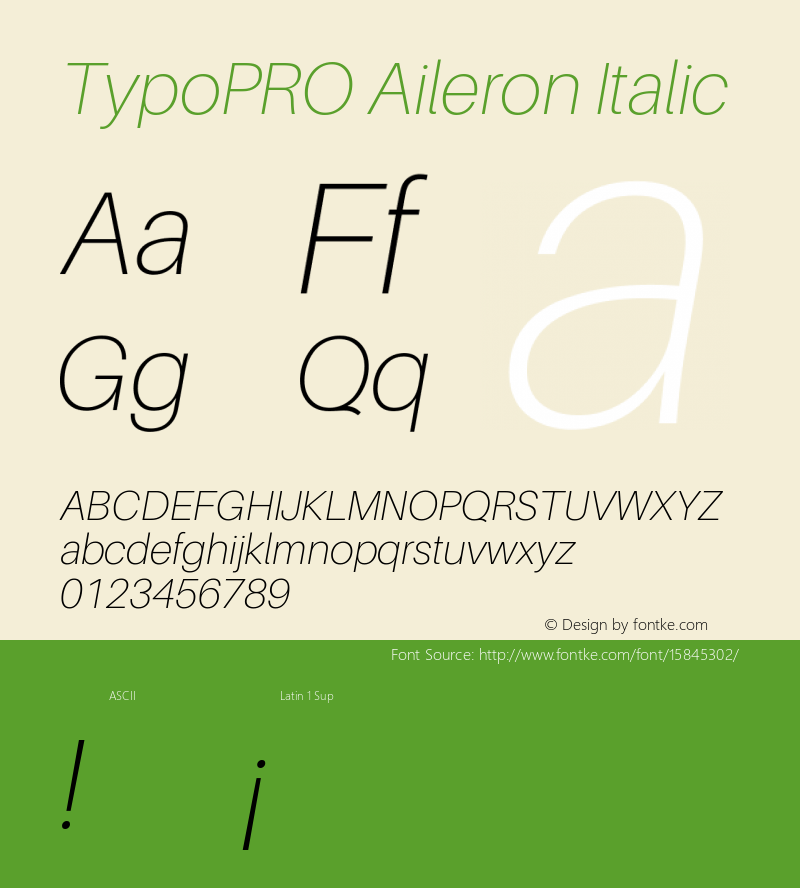 TypoPRO Aileron Italic Version 1.102;PS 001.102;hotconv 1.0.70;makeotf.lib2.5.58329图片样张