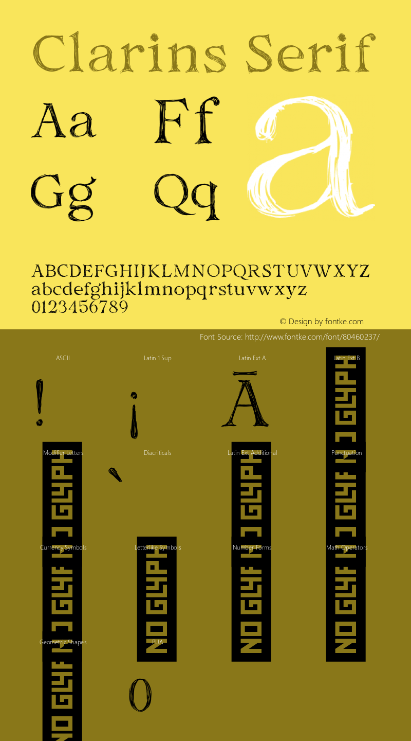 Clarins Serif Version 1.000;PS 001.000;hotconv 1.0.88;makeotf.lib2.5.64775图片样张