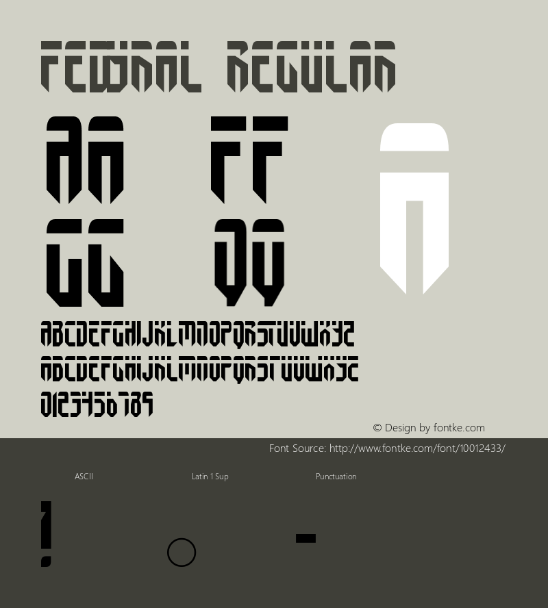 Fedyral Regular 1图片样张