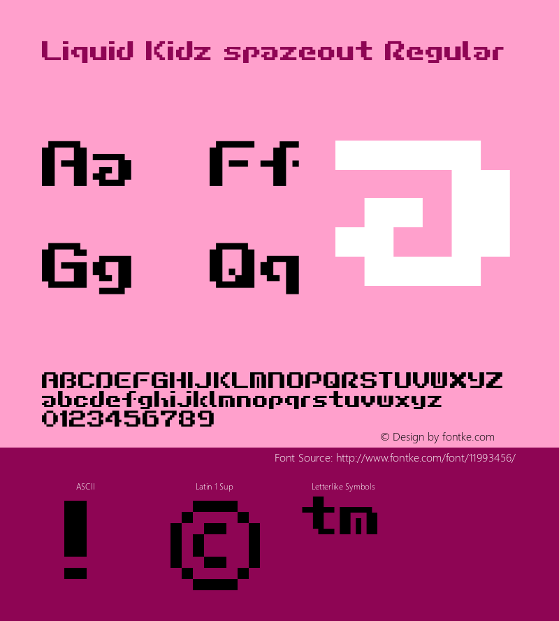 Liquid Kidz spazeout Regular 1.0图片样张