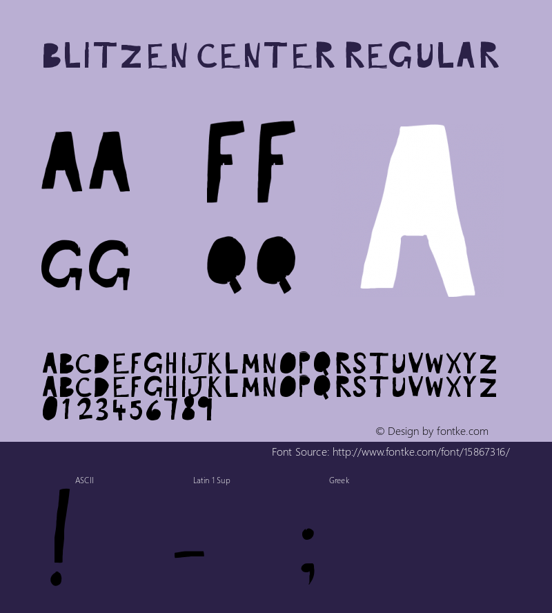 Blitzen Center Regular Version 1.00 November 4, 2015, initial release图片样张