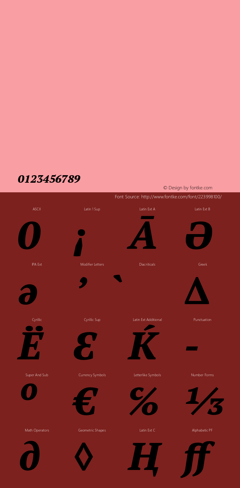 PT Serif Pro Extra Bold Italic Version 1.000图片样张