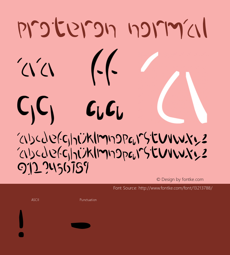 Proteron Normal 1.0 Thu Apr 24 22:24:39 1997图片样张