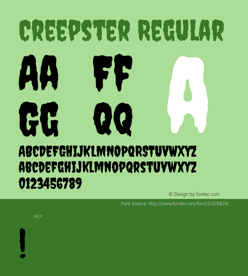 Creepster Version 1.0图片样张