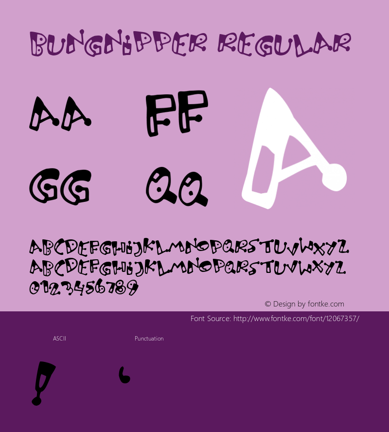 Bungnipper Regular The Switched On Remix图片样张