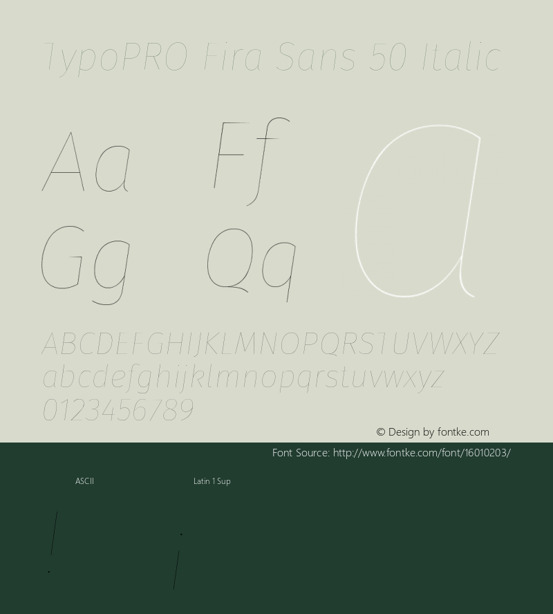 TypoPRO Fira Sans 50 Italic Version 4.106;PS 004.106;hotconv 1.0.70;makeotf.lib2.5.58329图片样张