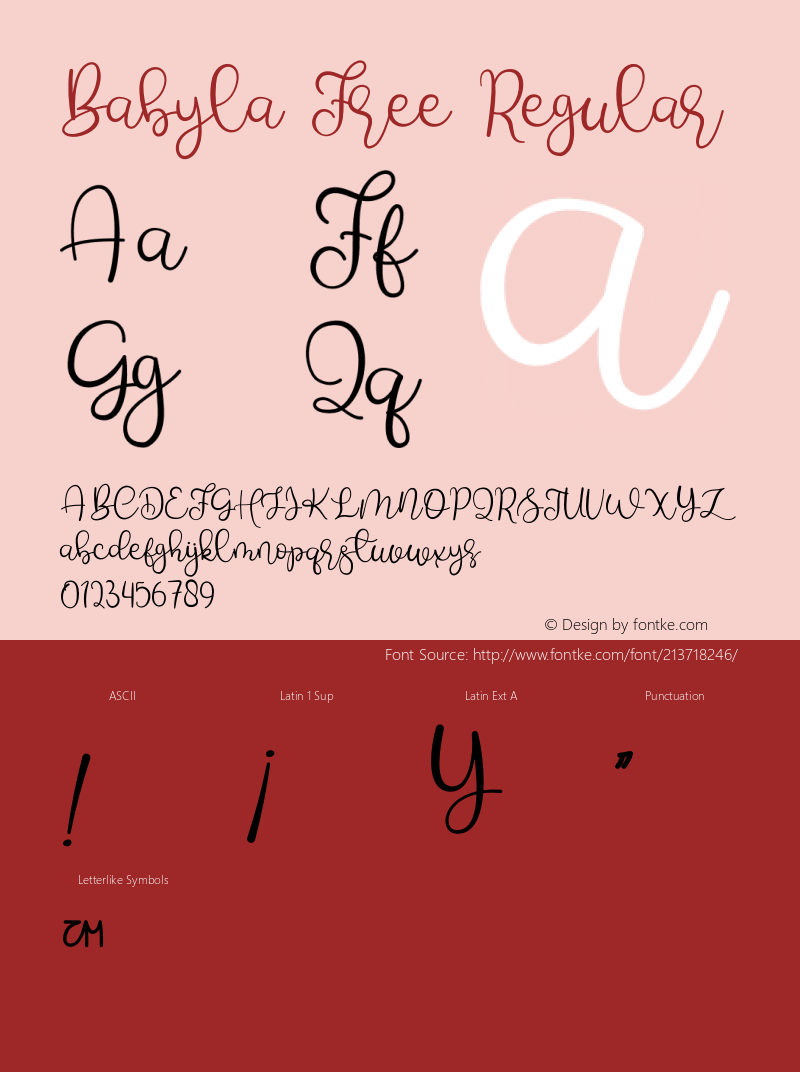 Babyla Free Version 1.007;Fontself Maker 3.5.3图片样张