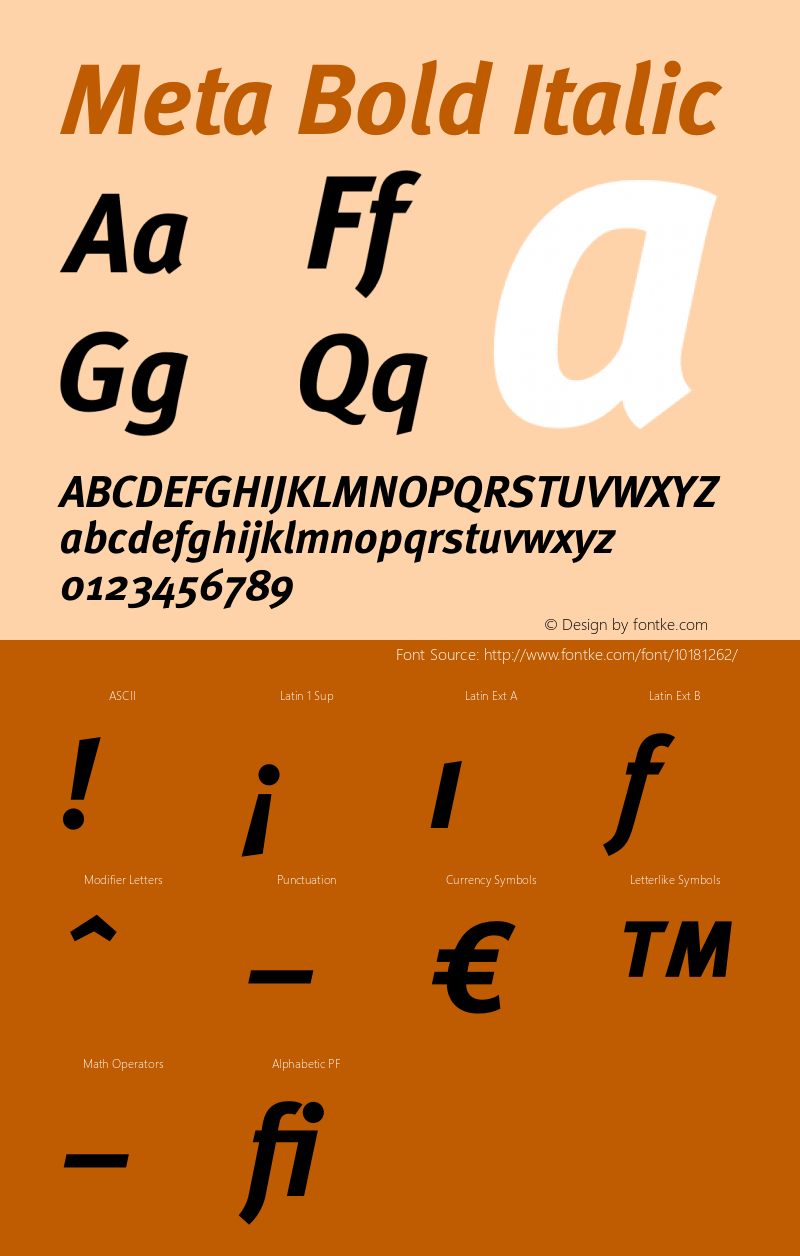 Meta Bold Italic 004.301图片样张