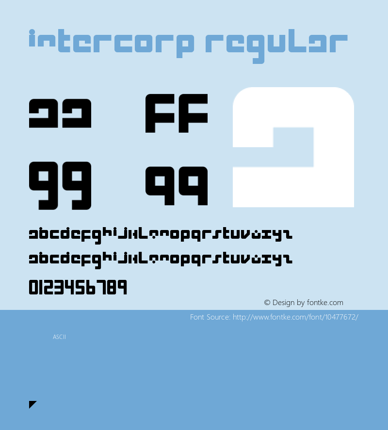 Intercorp Regular Version 1.0图片样张