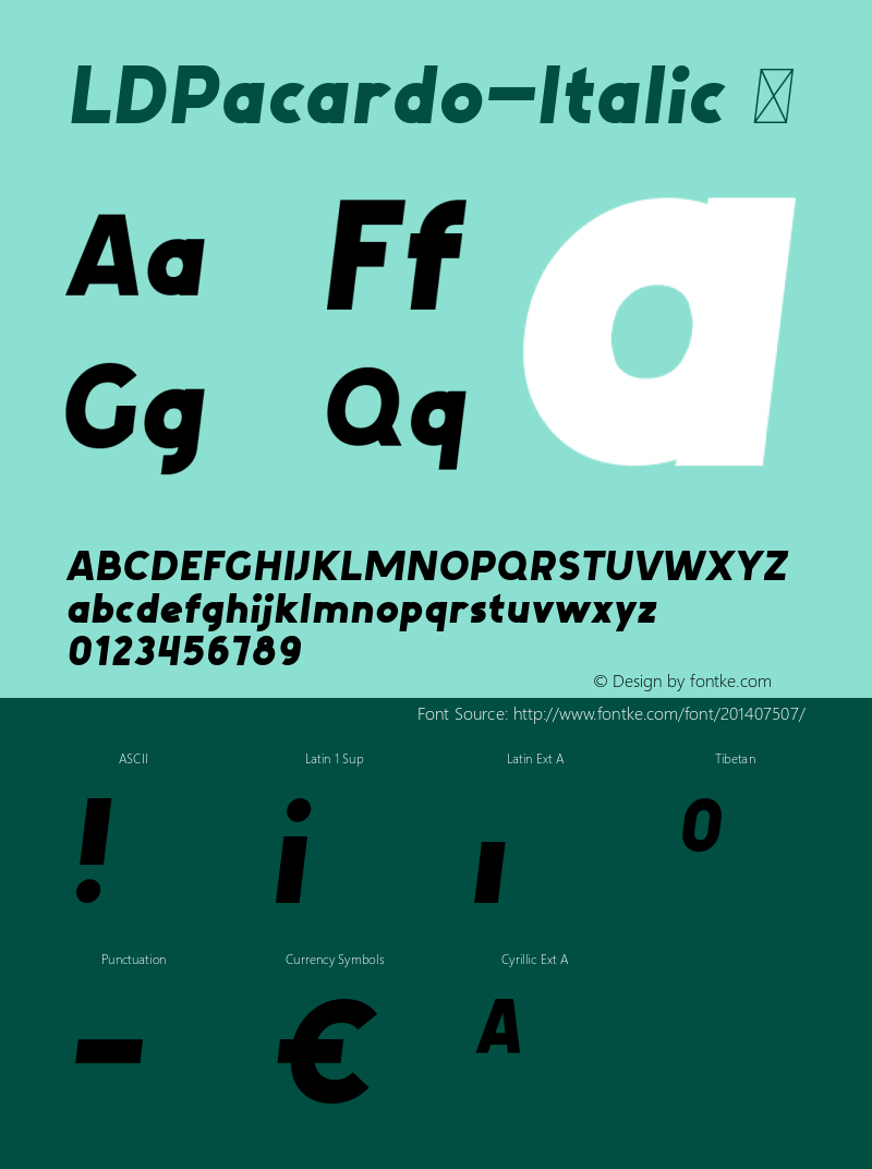 ☞LDPacardo-Italic Version 1.000; ttfautohint (v1.5);com.myfonts.easy.luxfont.pacardo.italic.wfkit2.version.5ALj图片样张