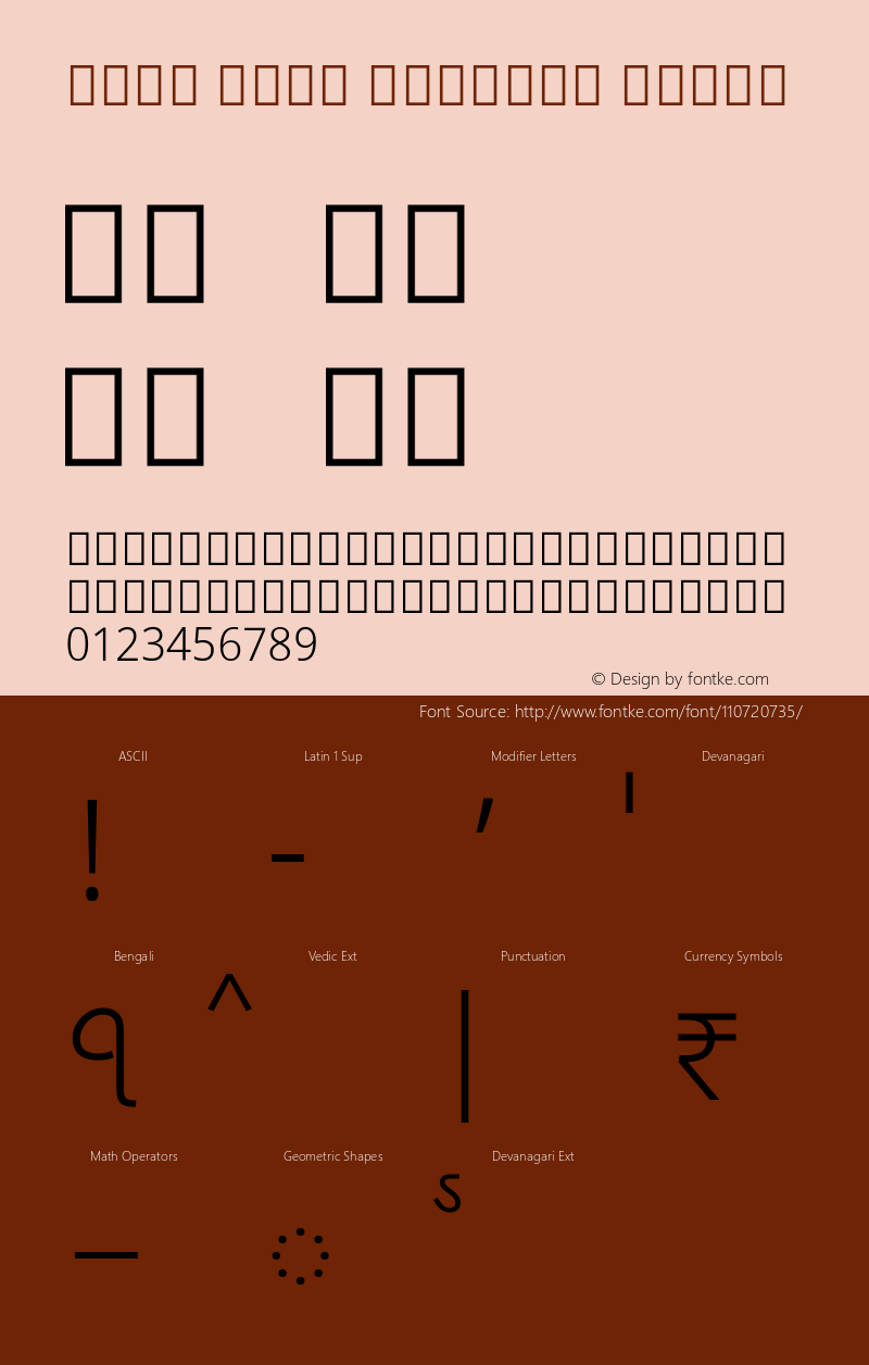 Noto Sans Bengali Light Version 2.001; ttfautohint (v1.8.2)图片样张