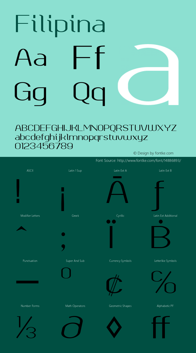 Filipina ☞ Version 1.000 2009 initial release;com.myfonts.easy.activesphere.filipina.regular.wfkit2.version.3AFn图片样张