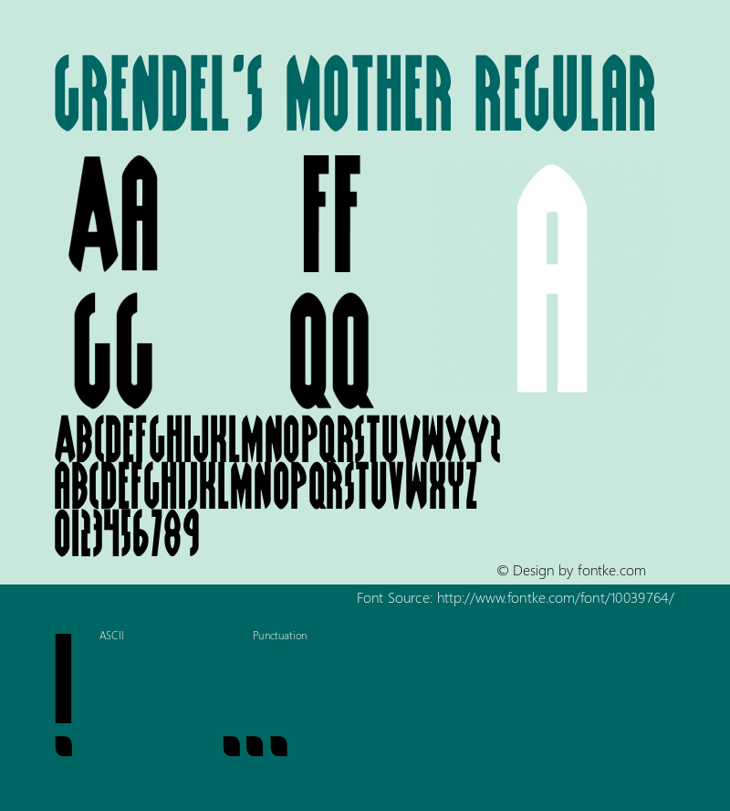 Grendel's Mother Regular 1图片样张