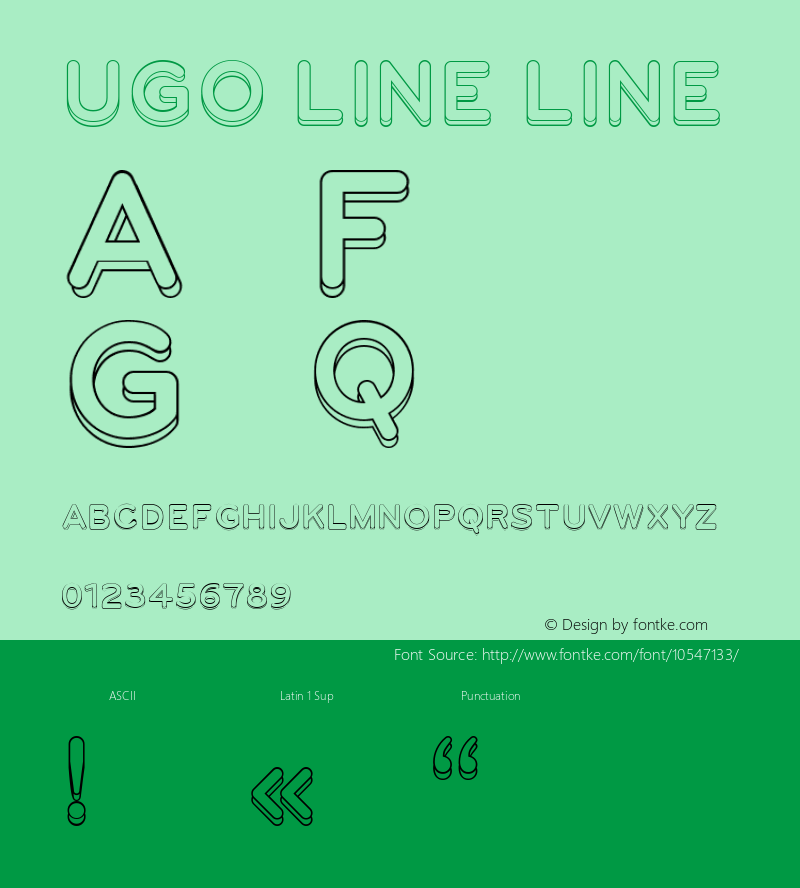 UGO LINE LINE Version 1.00 2014图片样张