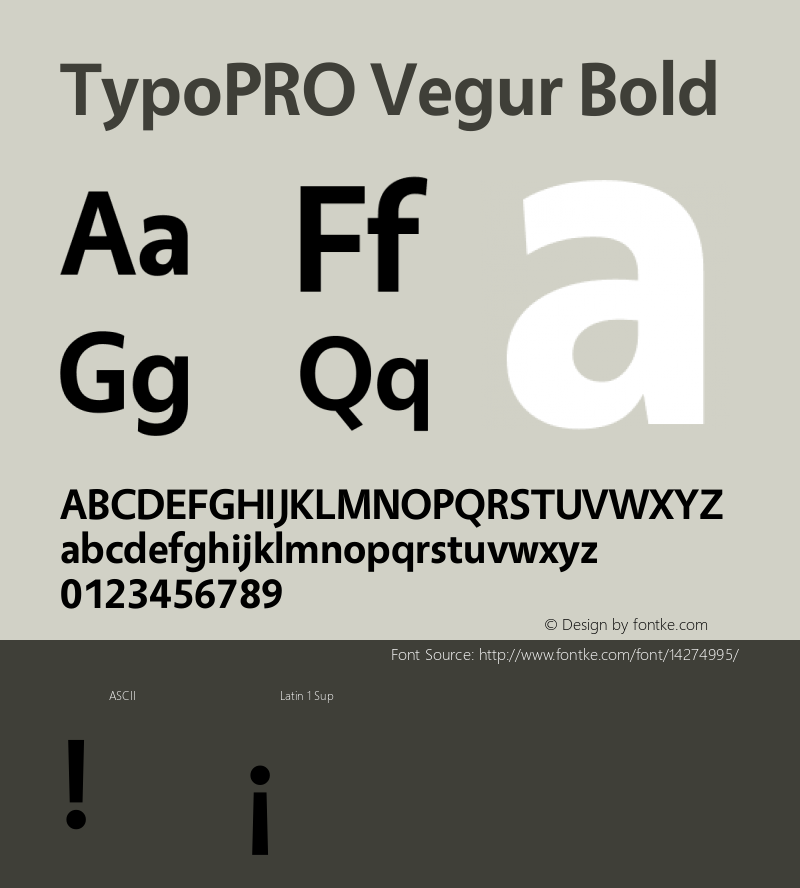 TypoPRO Vegur Bold Version 1.000;PS 007.000;hotconv 1.0.70;makeotf.lib2.5.58329图片样张