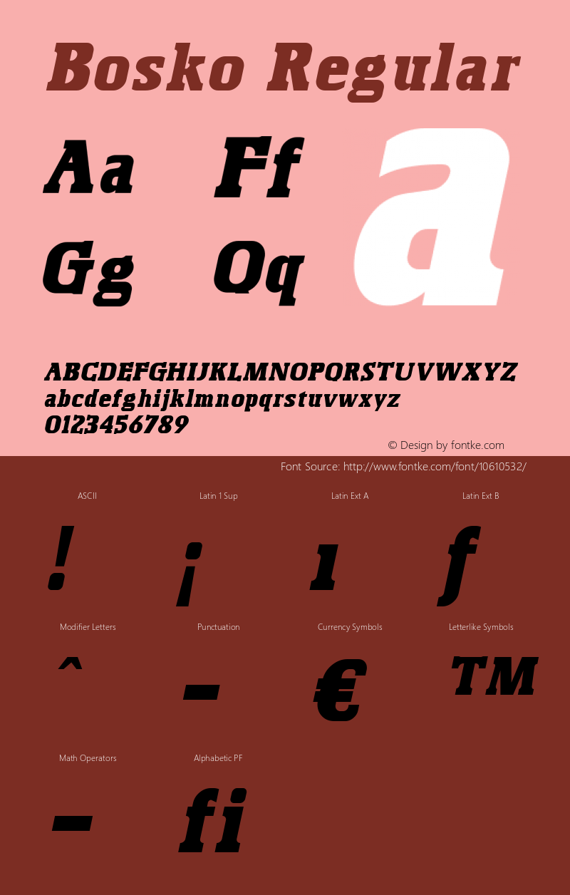 Bosko Regular 1.000;com.myfonts.northernblock.bosko.italic.wfkit2.3y6u图片样张