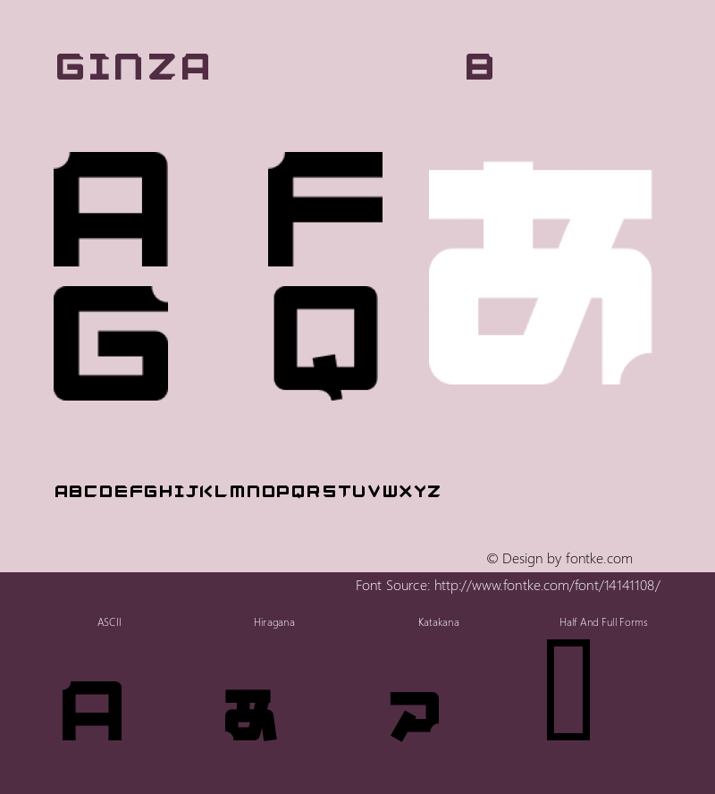 GINZAdemo Book Version 1.0图片样张