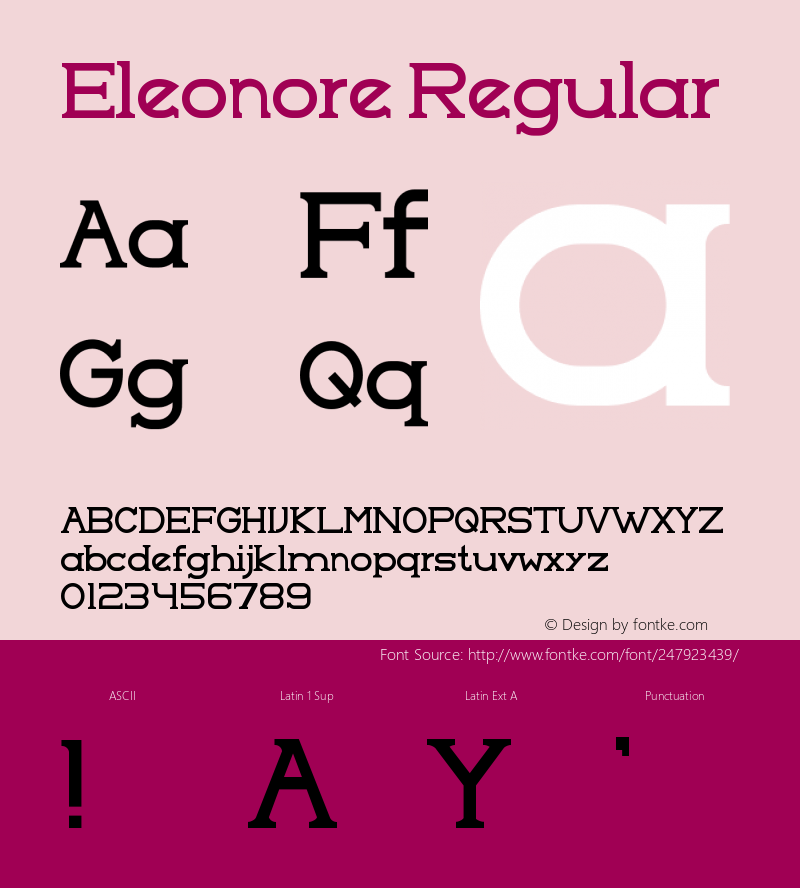 Eleonore Version 1.002;Fontself Maker 3.5.8图片样张