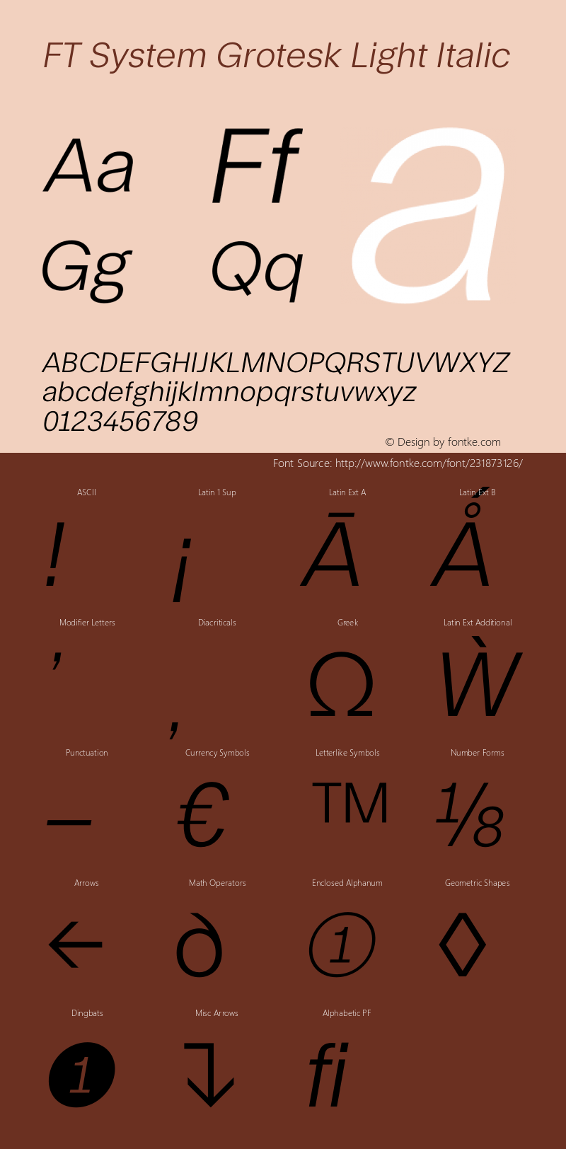 FT System Grotesk Light Italic Version 1.000;FEAKit 1.0图片样张