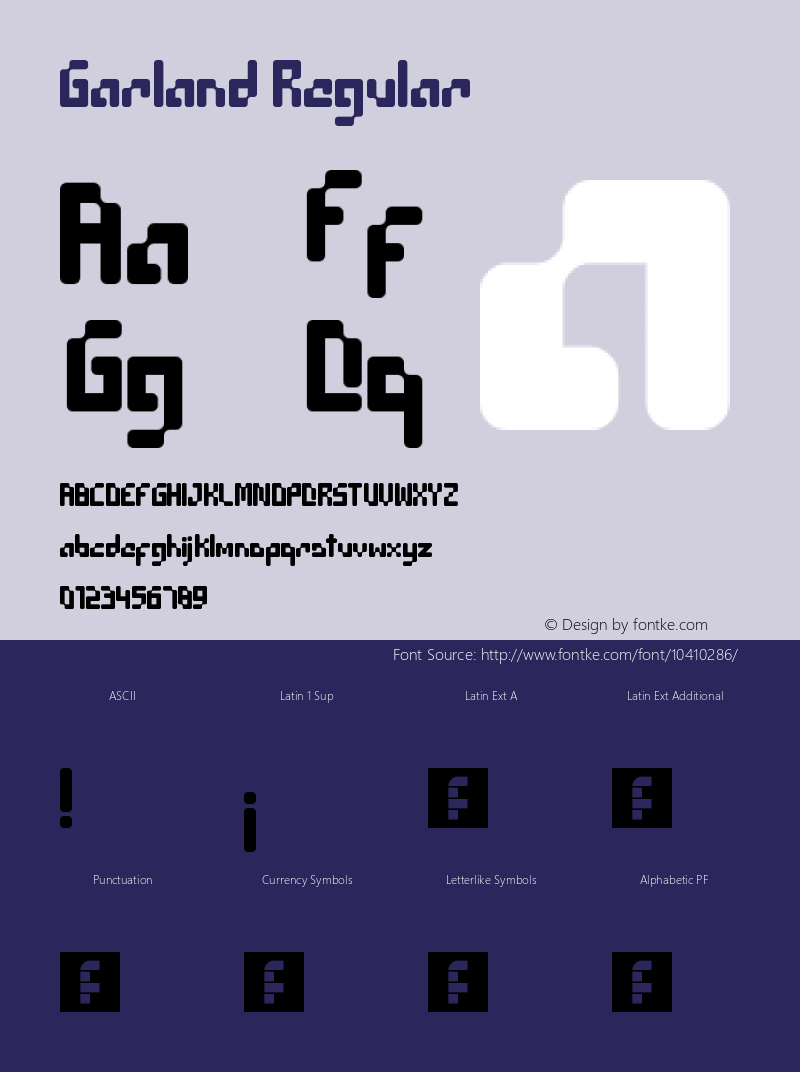 Garland Regular Version 1.0图片样张