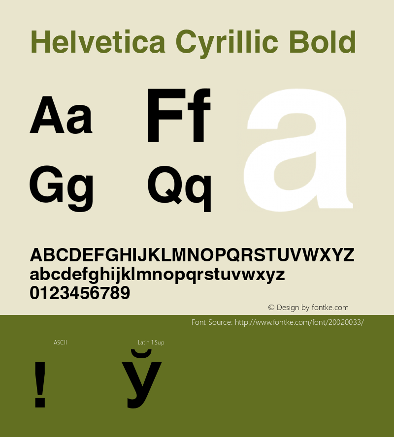 HelveticaCyr-Bold 001.001图片样张